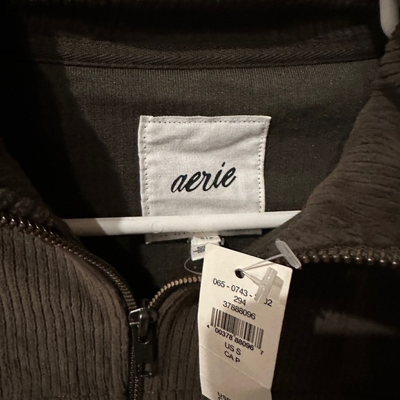 Aerie Green crop Utility Jacket - Picture 3 of 4